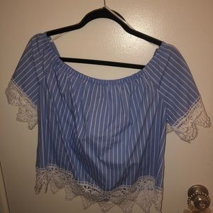 Forever 21 off the shoulder shirt